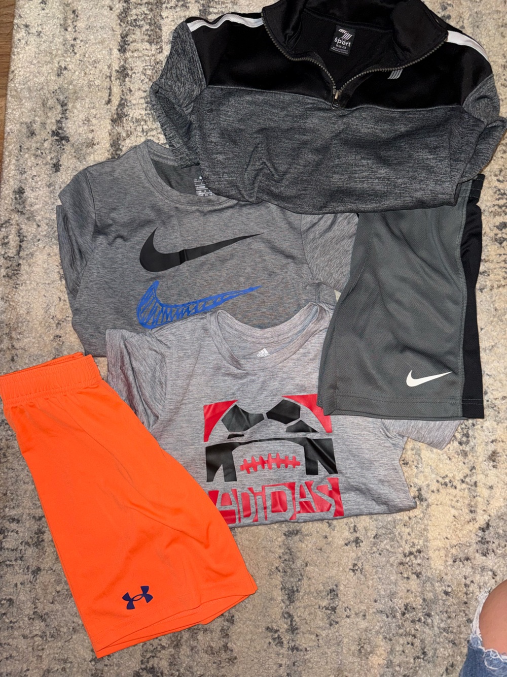 Boys lot size 7 clothes -Nike , UA